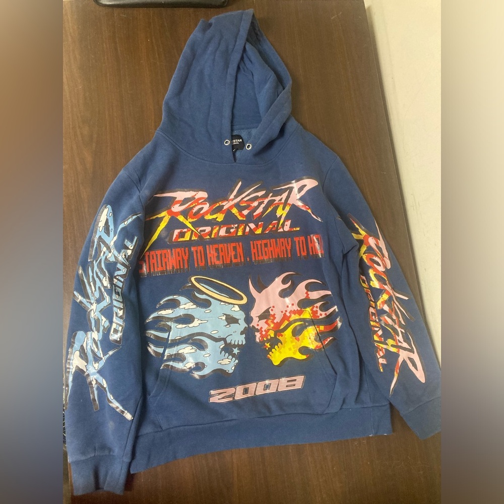 Rockstar original hoodie navy blue